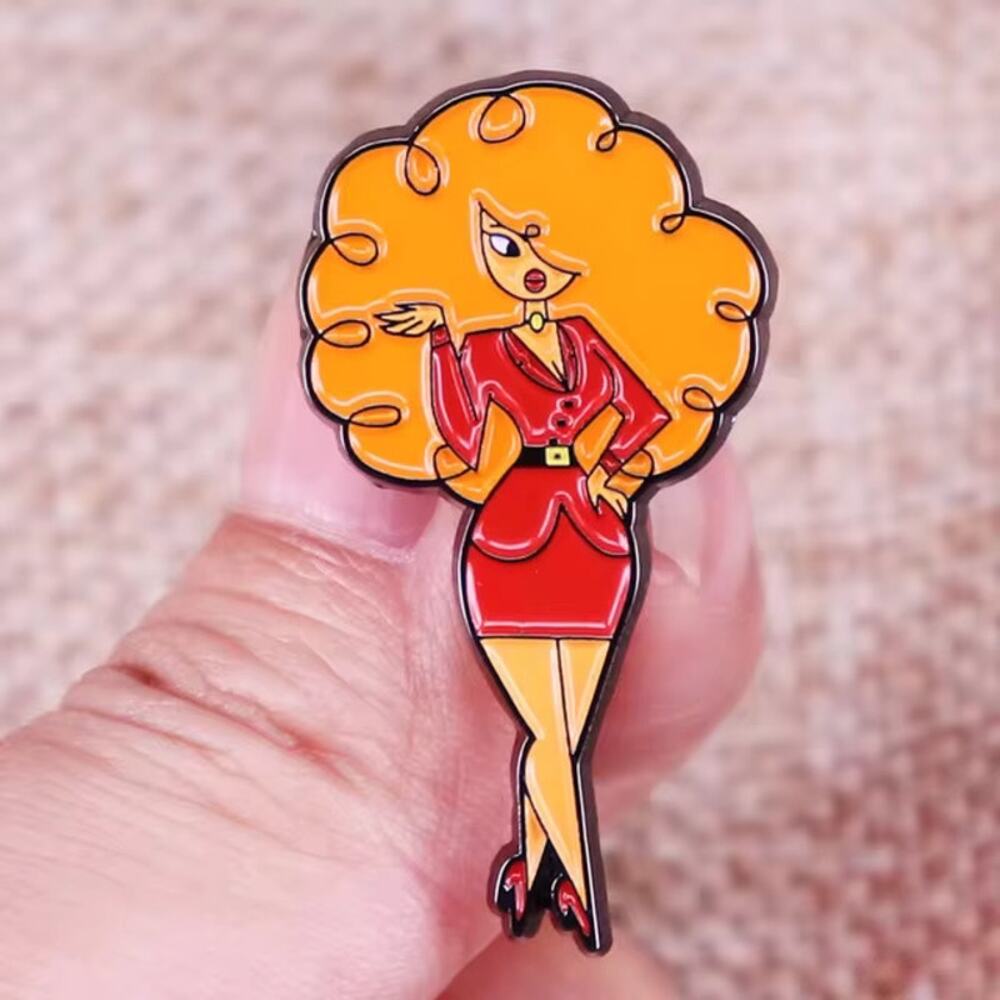 Powerpuff Girls Miss Sara Bellum enamel Pins 263-2